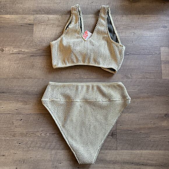 Beach Riot Gold Bikini Set - Picture 8 of 10